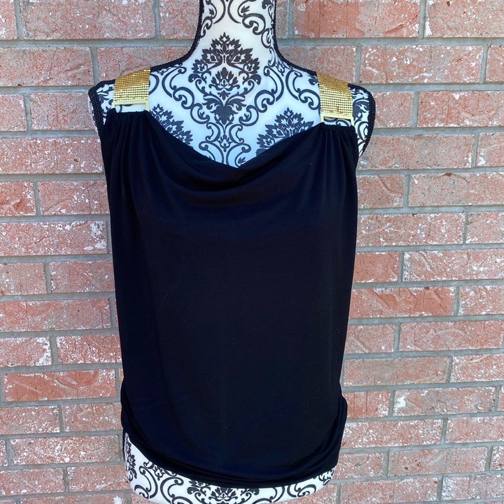 Black and Gold Top